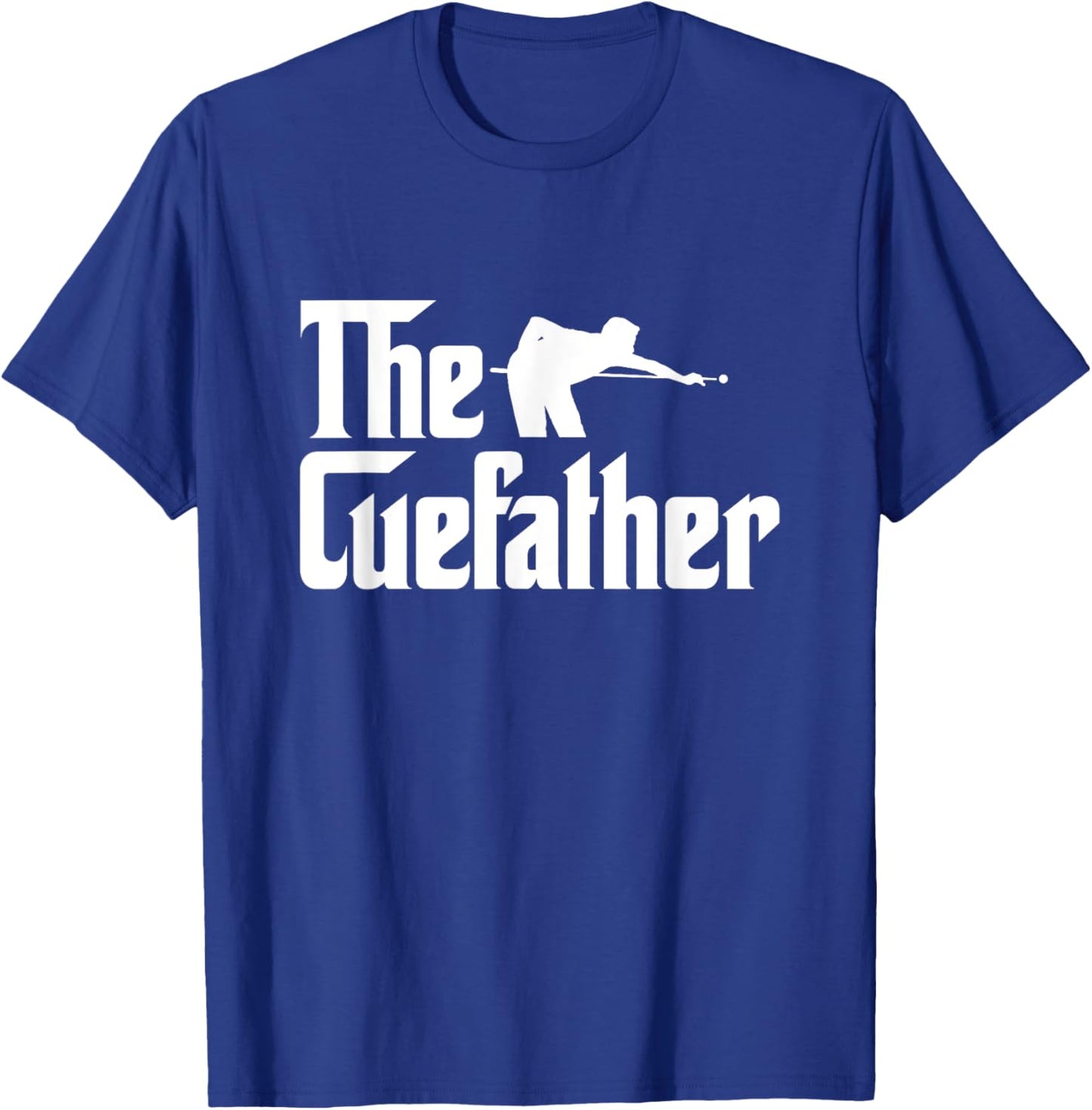 The Cuefather funny pool player billiards Dad T-Shirt - T-Shirt | Royal