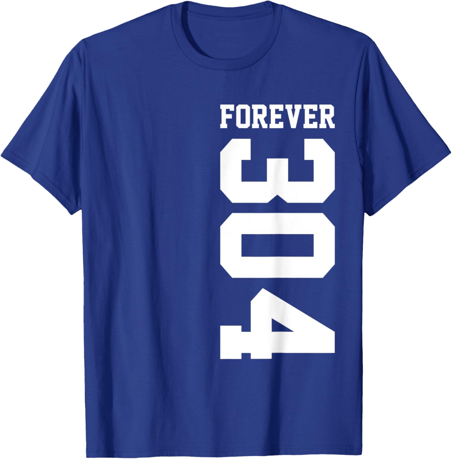 304 Area Code Charleston West Virginia Huntington WV T-Shirt - T-Shirt | Royal
