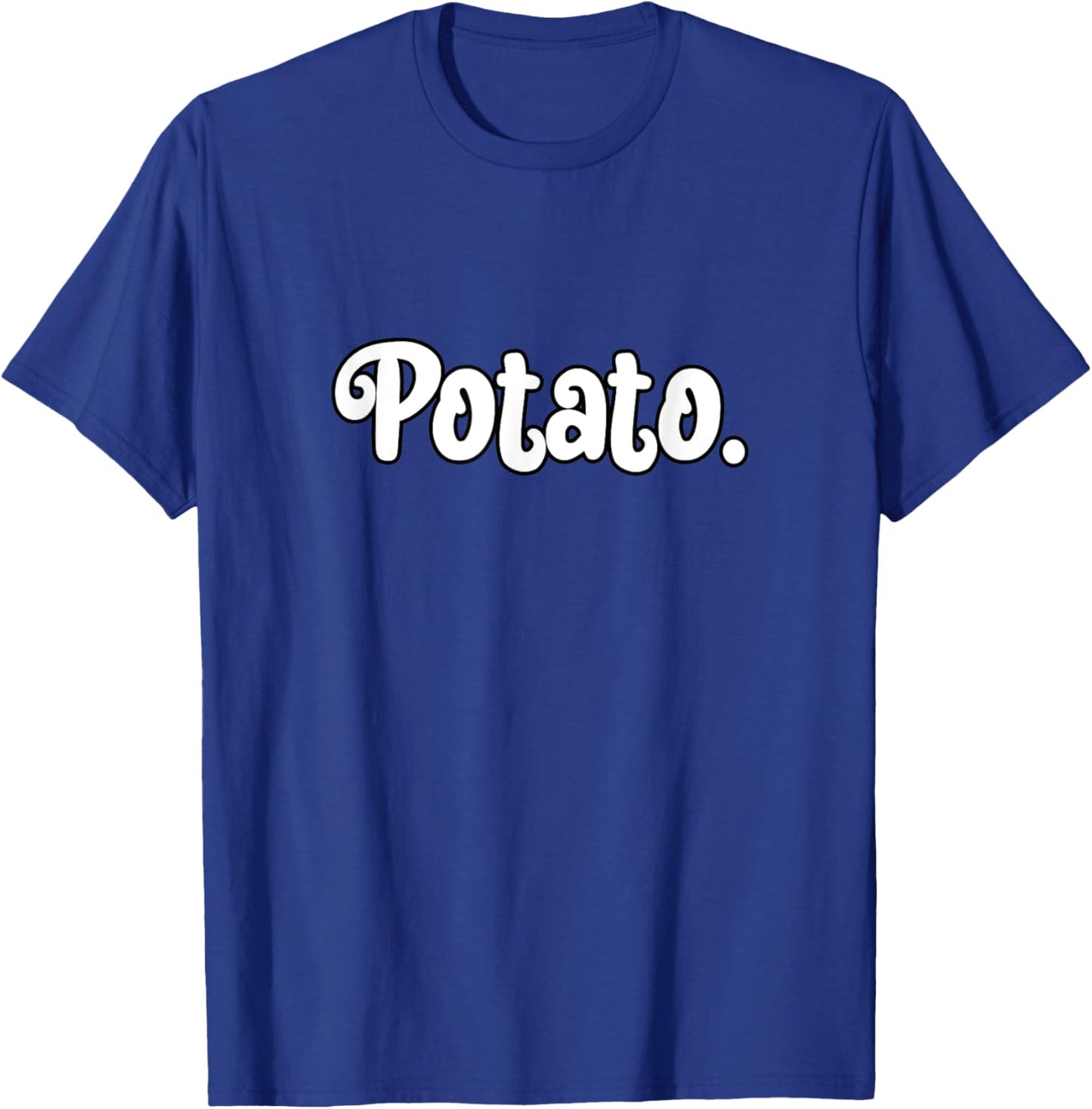 Potato Funny Men Women Vegetarian Vegan Teens T-Shirt - T-Shirt | Royal