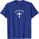 Christian Cross Religious God Is Good Graphic T-Shirt - T-Shirt | Royal