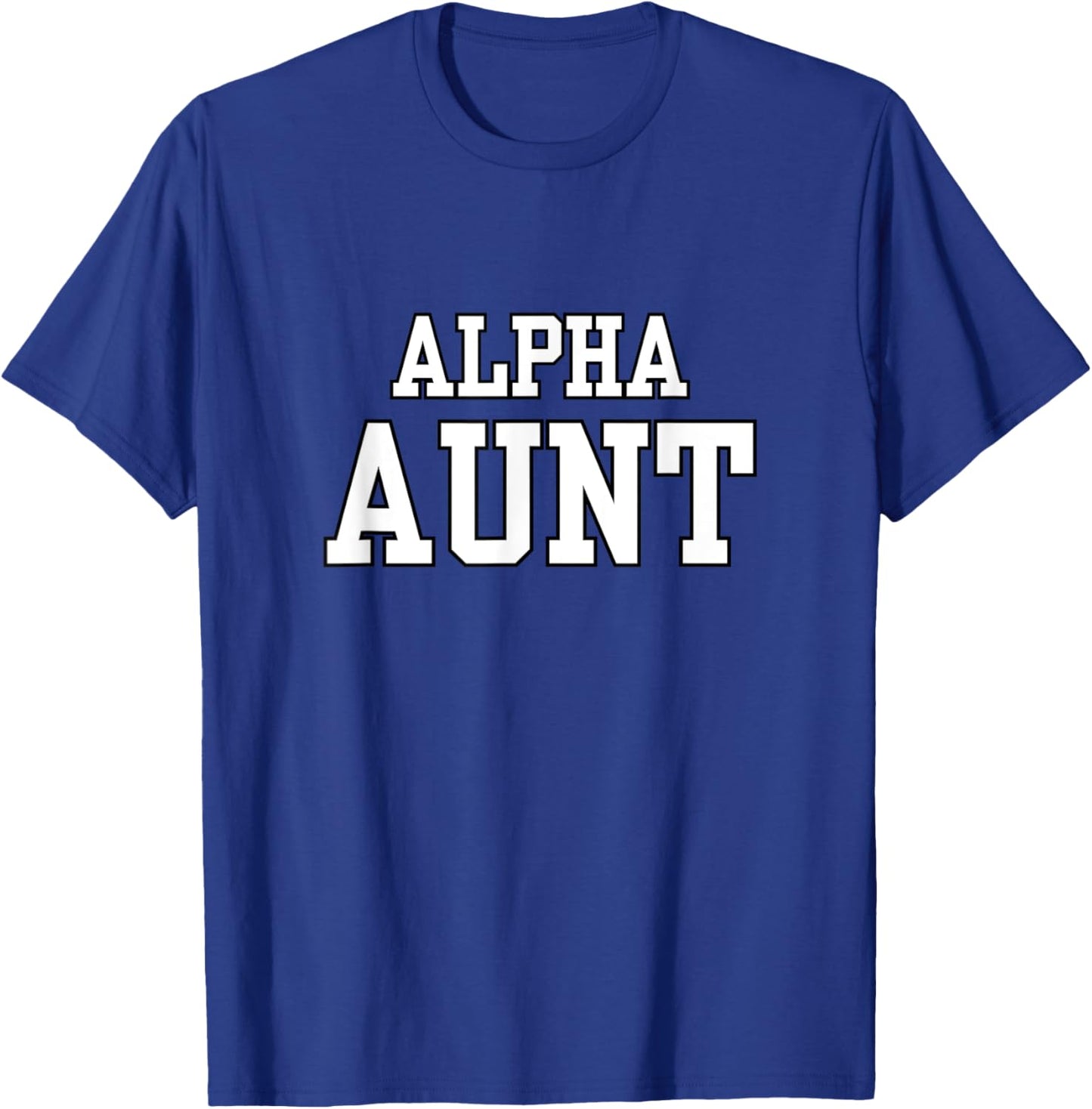 Alpha Aunt Wolf Matching Family Tribe Wolves Moon Auntie T-Shirt - T-Shirt | Royal