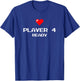 Player 4 Brother Sister - Retro Gaming - Baby Announcement T-Shirt - T-Shirt | Royal