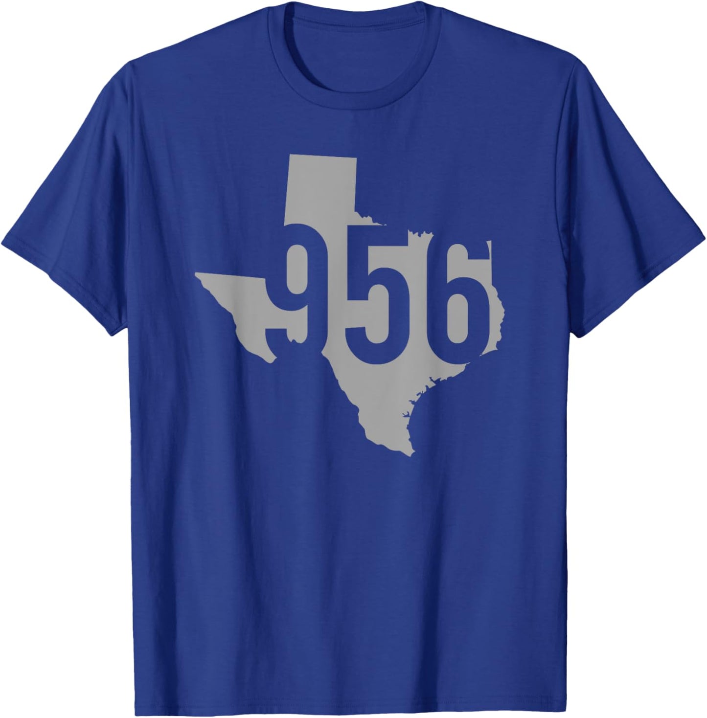 956 Area Code, Laredo, Brownsville, McAllen, Texas T-Shirt - T-Shirt | Royal