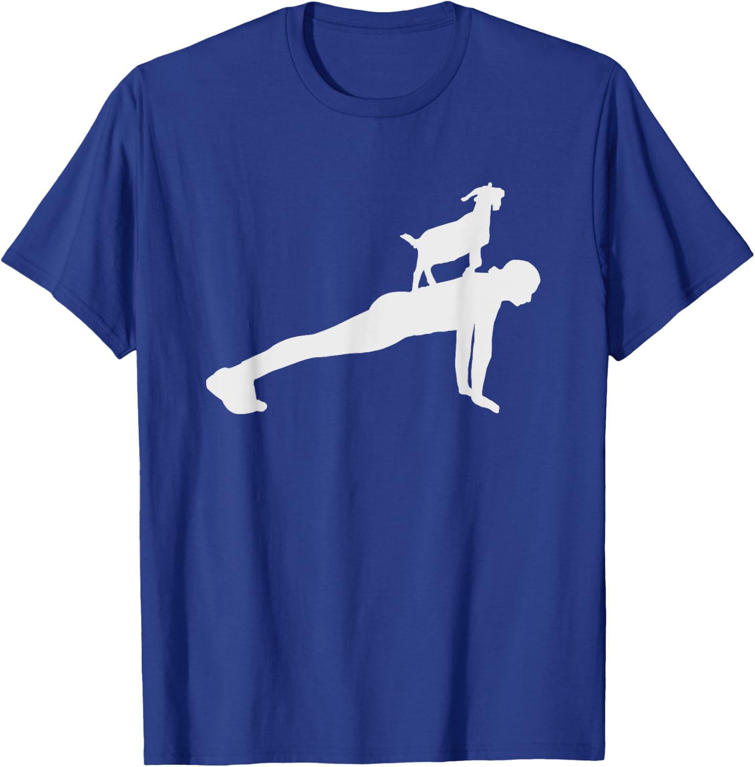 Goat Yoga Meditation Yogi Buddhism Woman Gift Yoga T-Shirt - T-Shirt | Royal