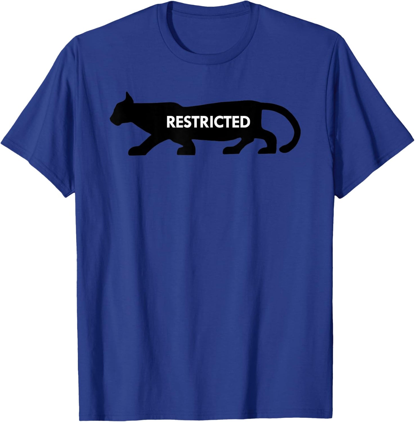 Restricted Movie Rating Cougar T-Shirt - T-Shirt | Royal