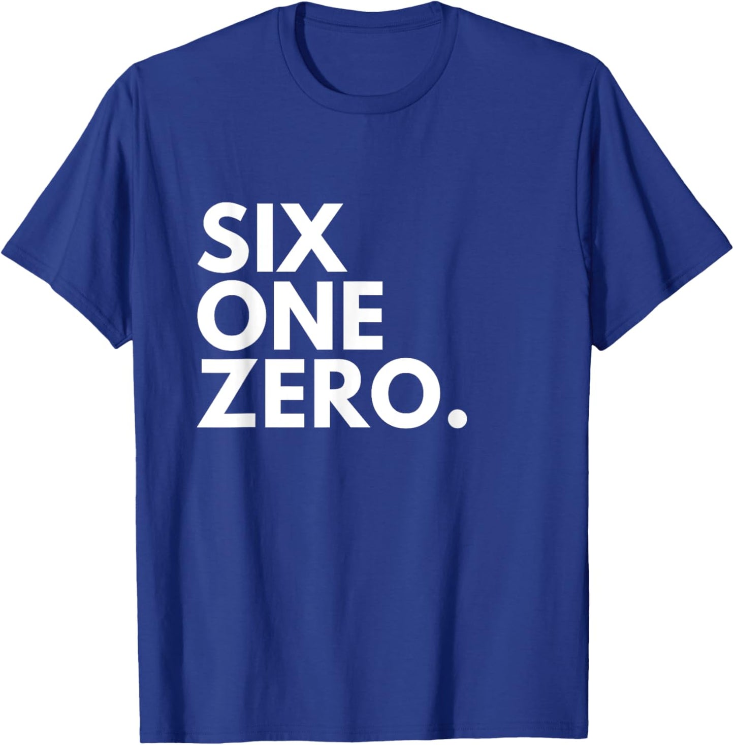 SIX ONE ZERO Area Code 610 Allentown PA Pennsylvania USA T-Shirt - T-Shirt | Royal