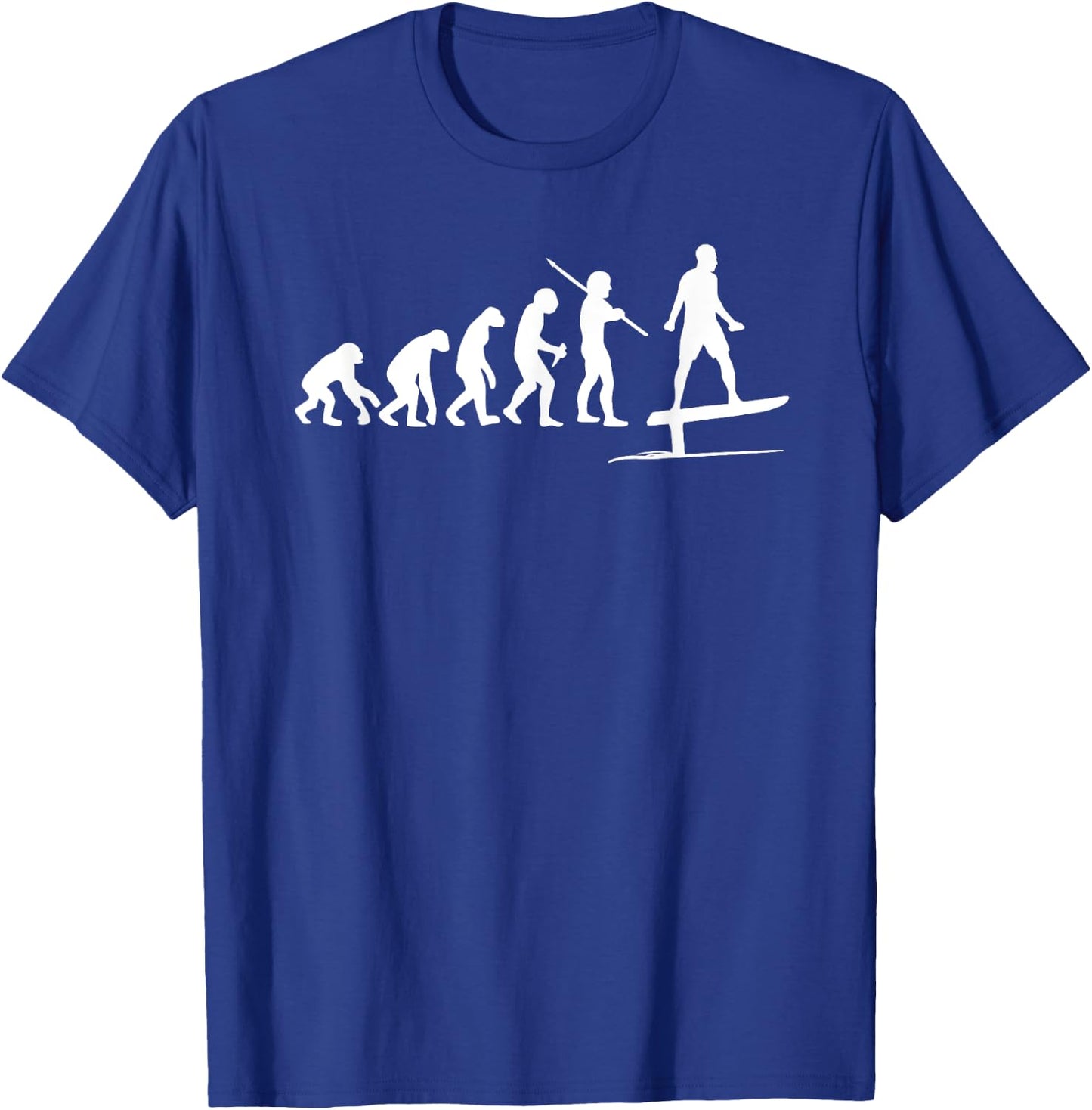 Hydro Foils Wassersport Meme Merch Kleidung Efoil Electric Hydrofoil Surfboard Funny Evolution Films T-Shirt - T-Shirt | Royal