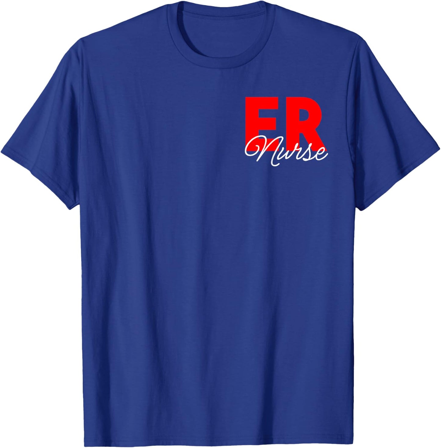 Women Emergency Room Registered Nurse Retro Er Nurse T-Shirt - T-Shirt | Royal