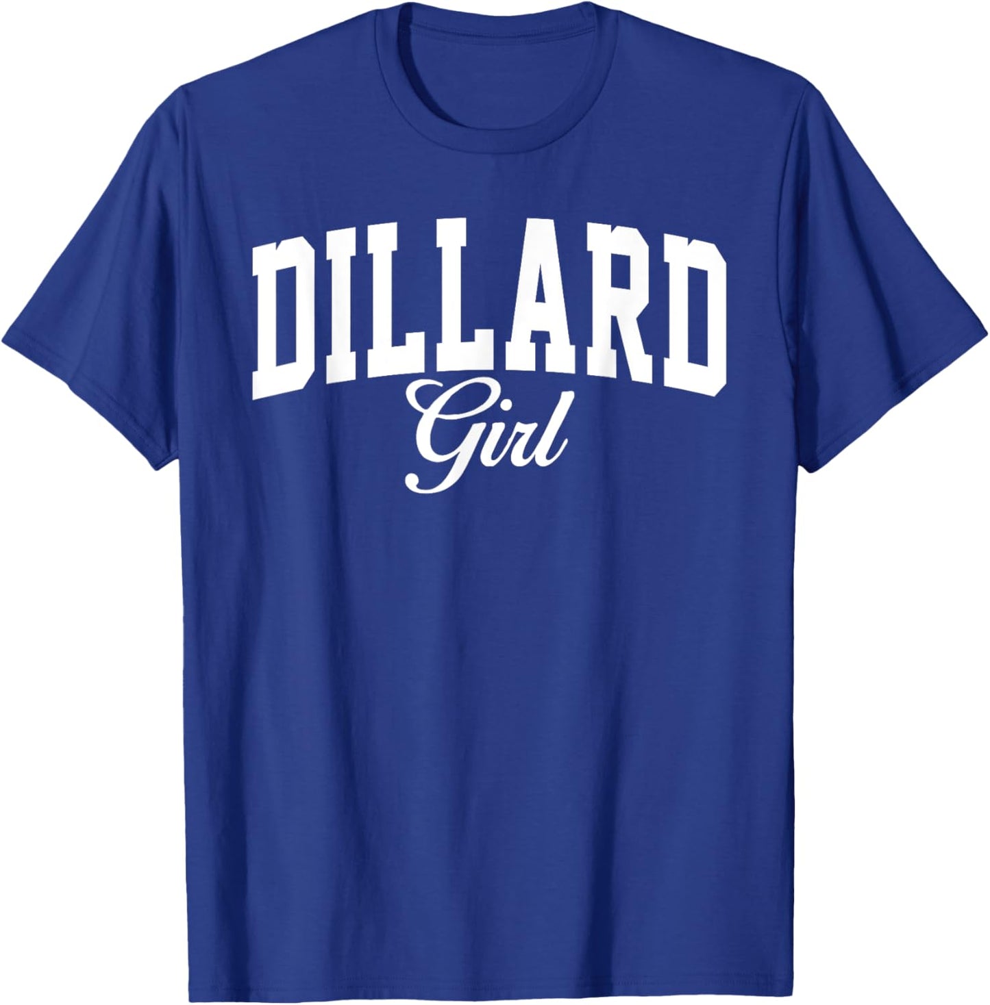 Dillard University Girl Arch Vintage Design Girls T-Shirt - T-Shirt | Royal