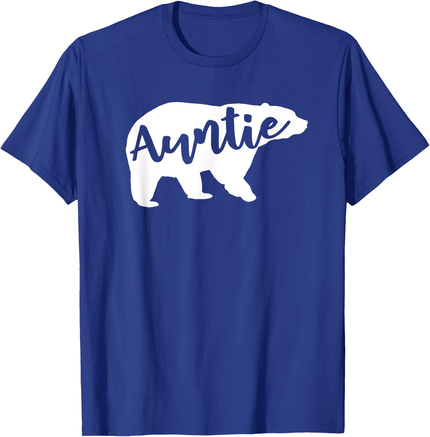 Auntie Bear Aunt Life Camping T-Shirt - T-Shirt | Royal