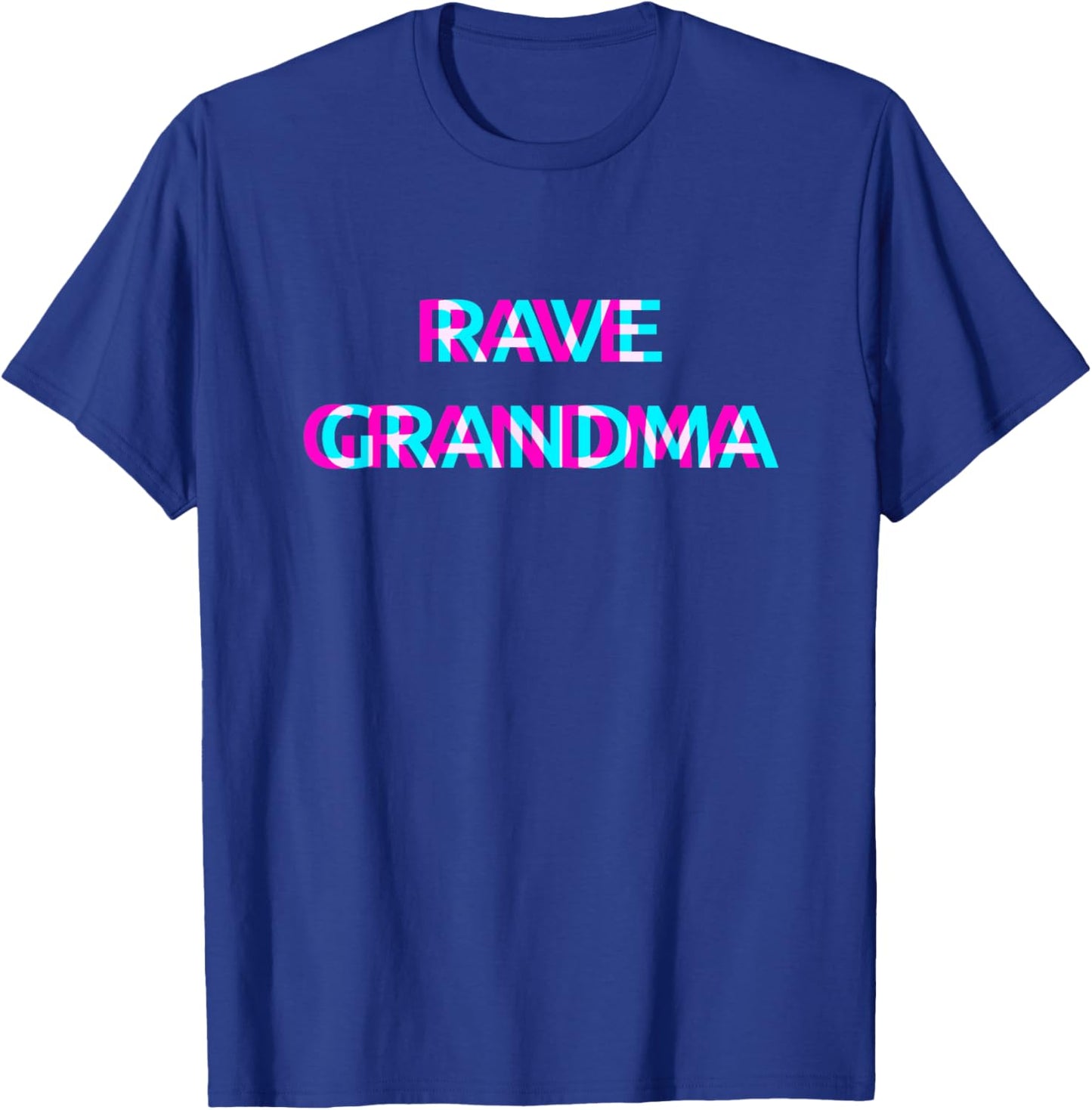 Rave Grandma Techno EDM Music Festival Party Raver T-Shirt - T-Shirt | Royal