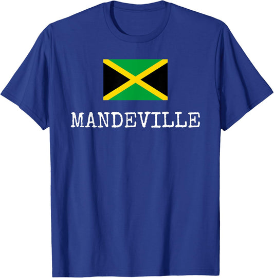 Mandeville Country Jamaica Family Trip Jamaicans Men Women T-Shirt - T-Shirt | Royal