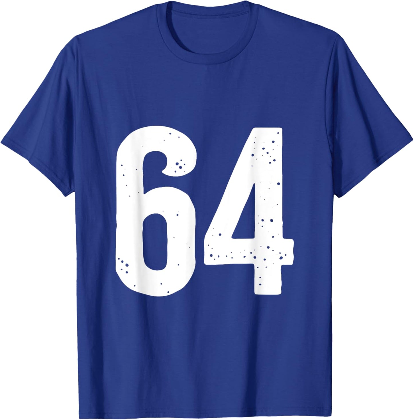 Number 64 T-Shirt - T-Shirt | Royal