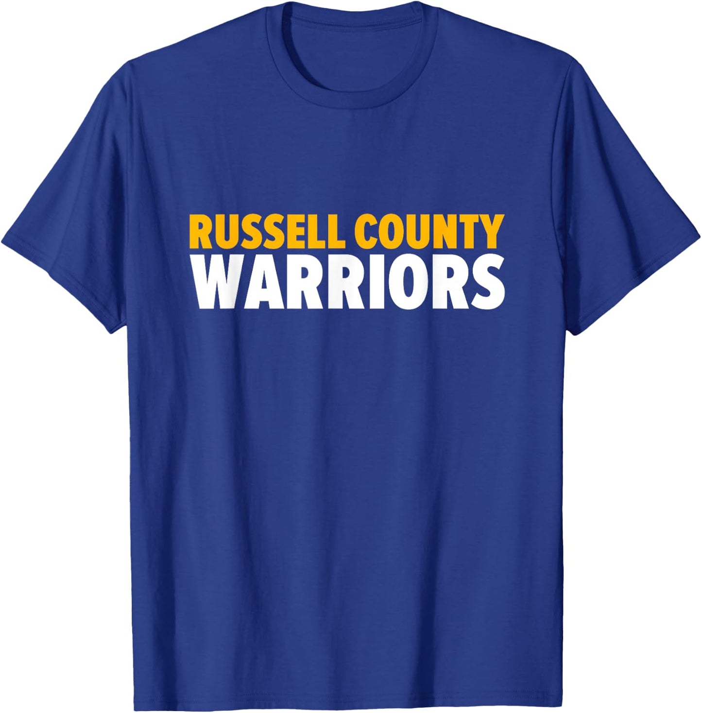 Russell County Warriors Bold T-Shirt - T-Shirt | Royal