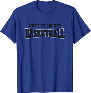 Whitley County High School Basketball Warp HS T-Shirt - T-Shirt | Royal