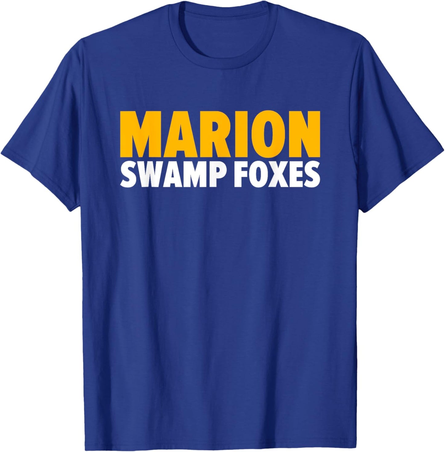 Marion Swamp Foxes Bold T-Shirt - T-Shirt | Royal