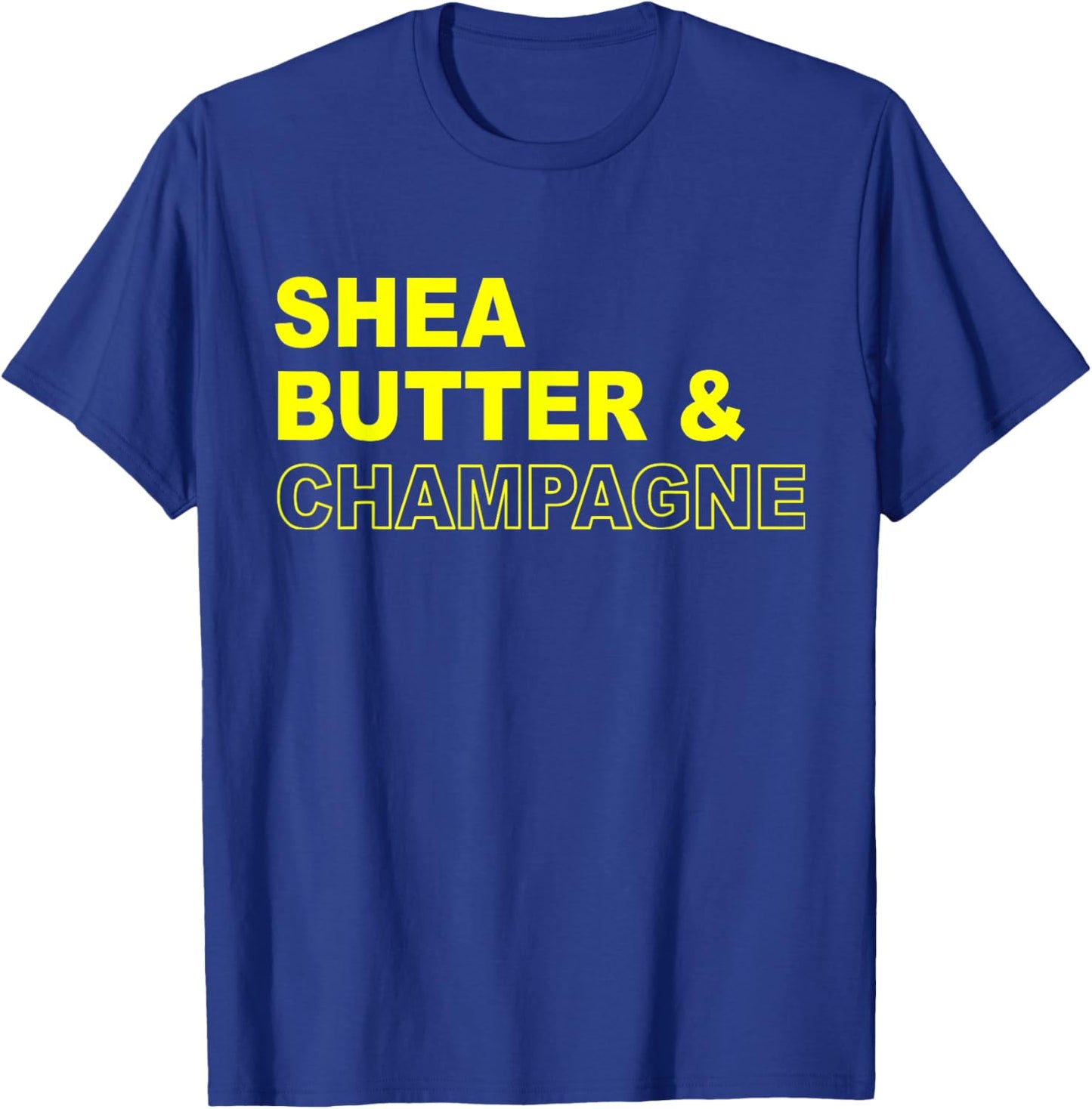 Shea Butter & Champagne Apparel T-Shirt - T-Shirt | Royal