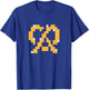 Pixel Pretzel 80s Video Game Easy Halloween Group Costume T-Shirt - T-Shirt | Royal