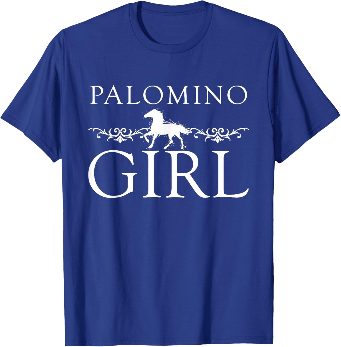 Palomino Girl Graphic Horse Lover Gifts for Girls Women T-Shirt - T-Shirt | Royal