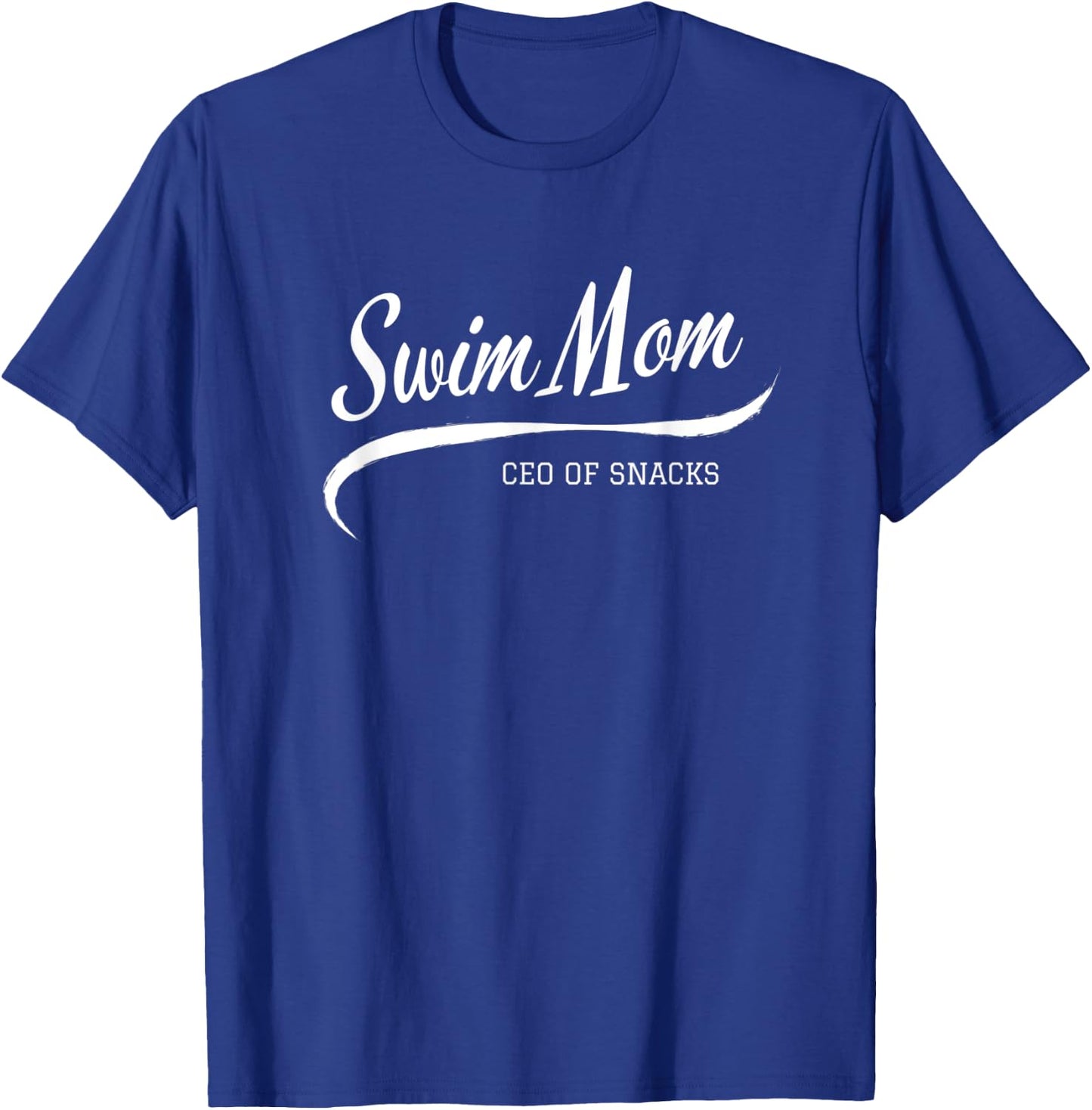 Women’s Swim Team Mom Proud Swim Mama Game Day Snack Mom T-Shirt - T-Shirt | Royal