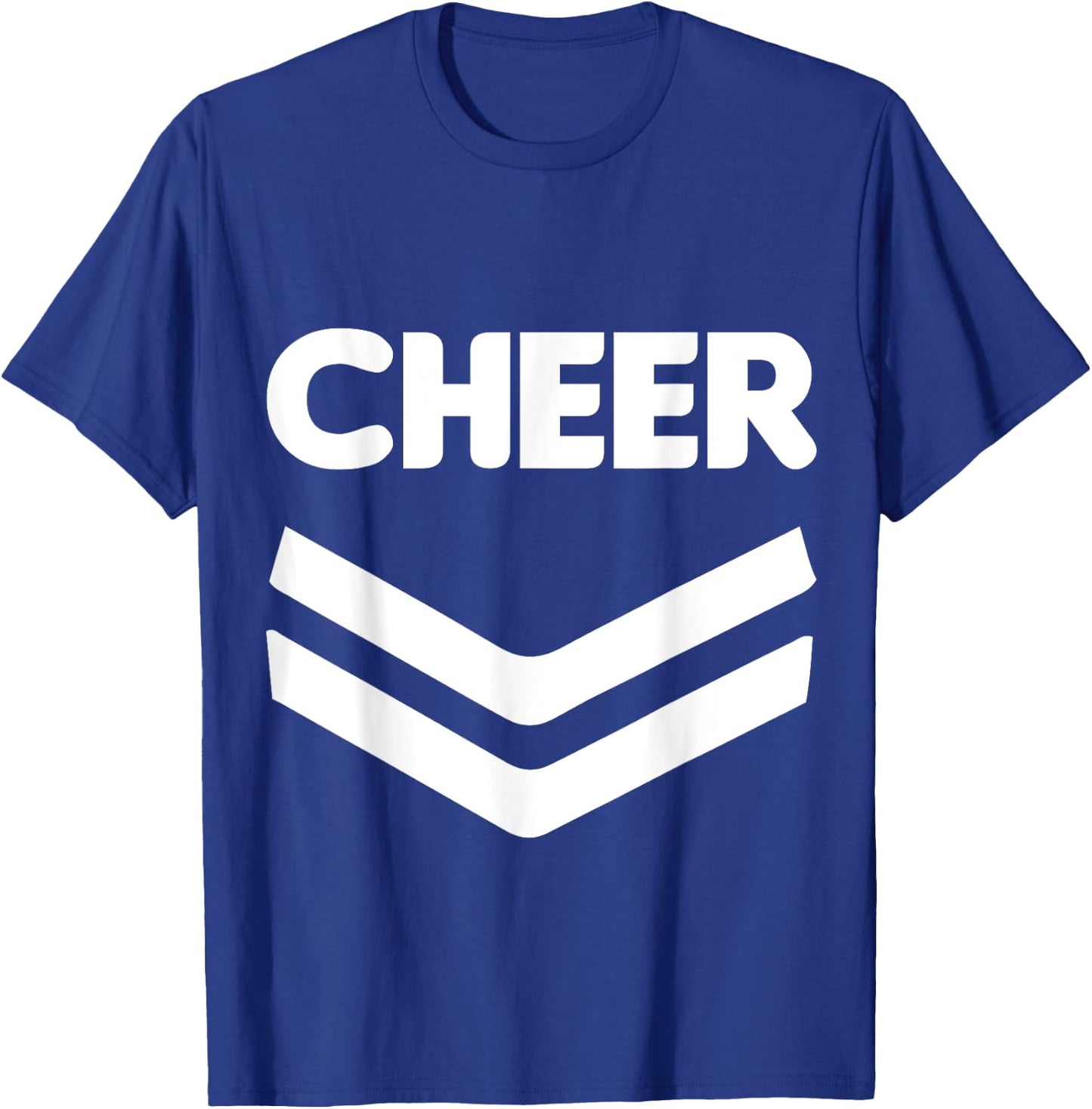 Cheerleader Uniform Halloween Group Costume, Cheer Team T-Shirt - T-Shirt | Royal