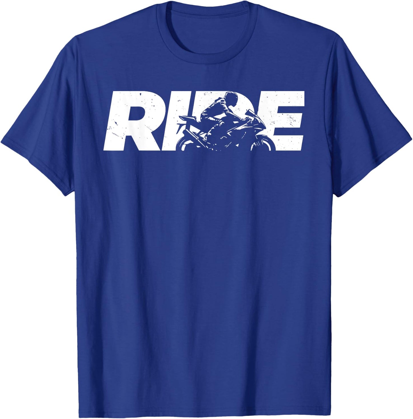 Cool Motorcycle Women Sport Ride Motorcycle Rider T-Shirt - T-Shirt | Royal