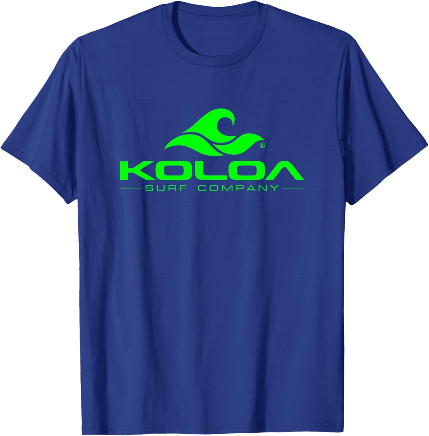Koloa Surf Classic Green Wave Logo Graphic T-Shirt - T-Shirt | Royal