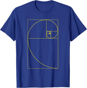 Golden Ratio Fibonacci Equation numbers mathematics god geek T-Shirt - T-Shirt | Royal