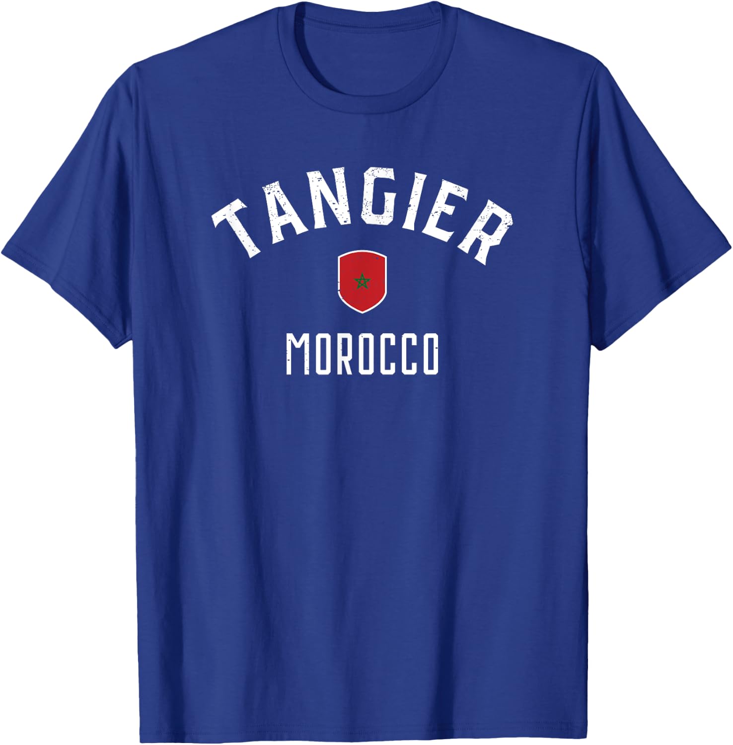Tangier Morocco - Moroccan Flag Tangier T-Shirt - T-Shirt | Royal