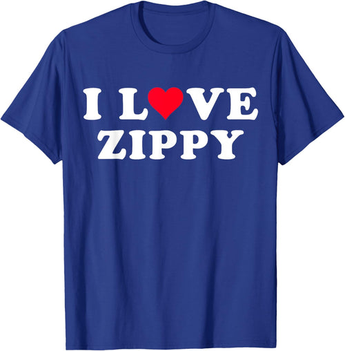 I Love Zippy Matching Girlfriend & Boyfriend Zippy Name