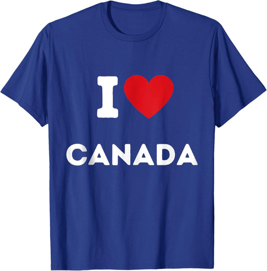 I love canada i heart canada T-Shirt - T-Shirt | Royal