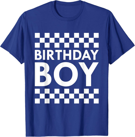 Pit Crew Birthday Boy Family Matching Racing Birthday Boy T-Shirt - T-Shirt | Royal
