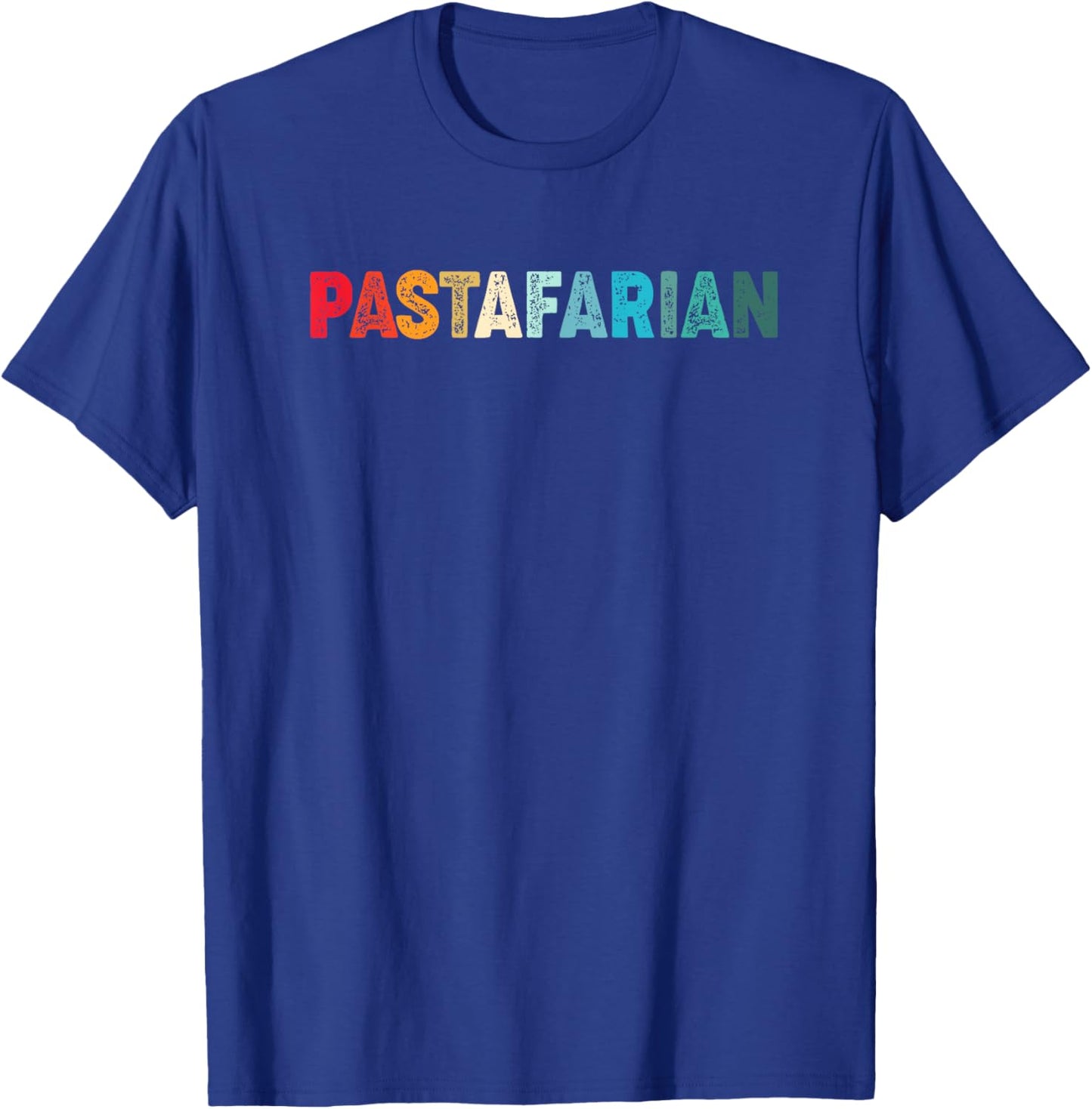 Retro Flying Spaghetti Monster Pastafarian T-Shirt - T-Shirt | Royal