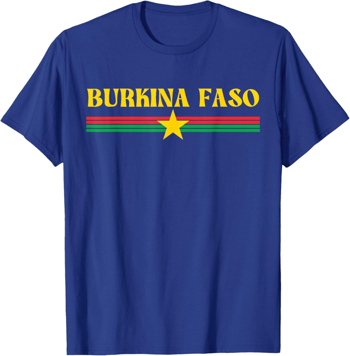 Burkina Faso Flag Emblem, Burkinese Flag, Burkina Faso T-Shirt - T-Shirt | Royal
