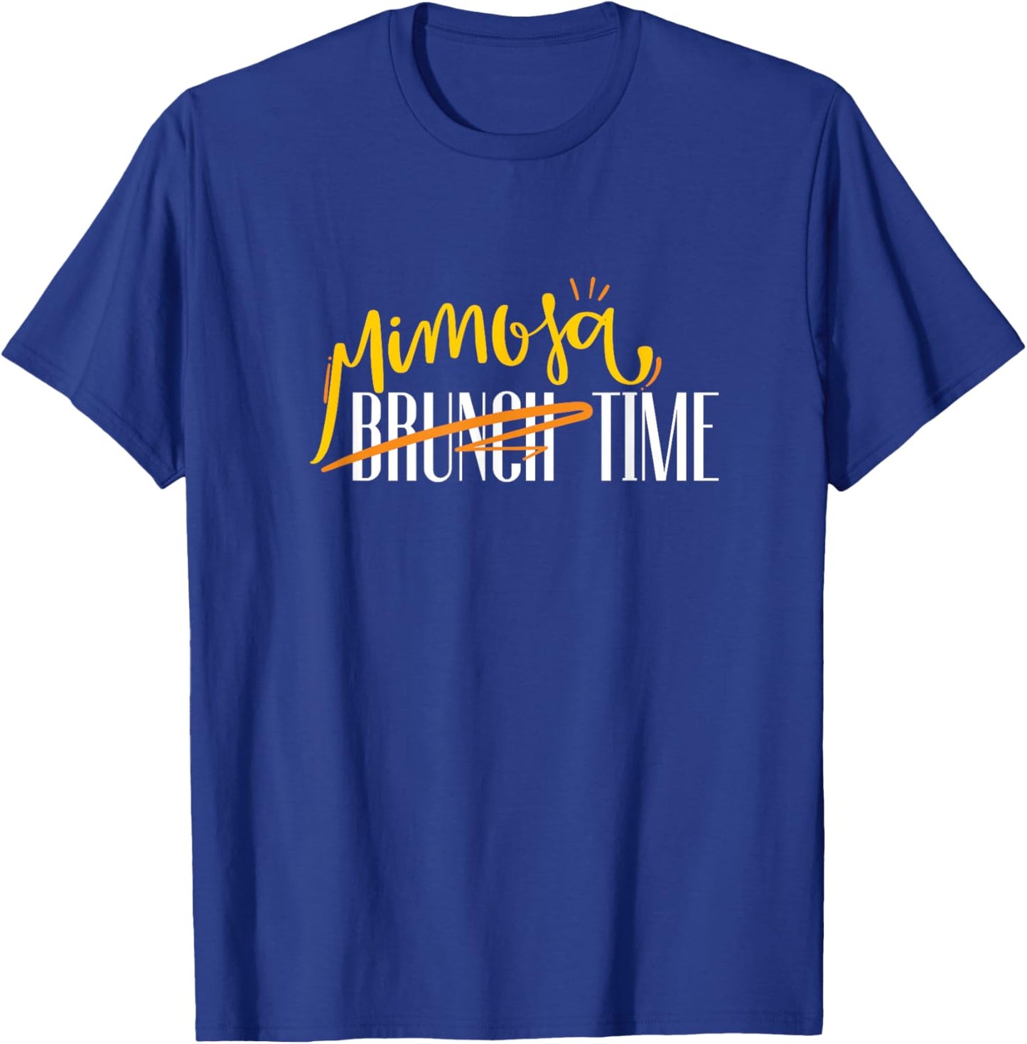 Mimosa Time Champagne Sparkling Cocktail Summer Drink Brunch T-Shirt - T-Shirt | Royal