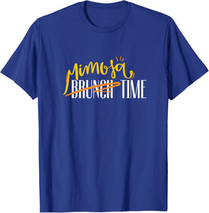 Mimosa Time Champagne Sparkling Cocktail Summer Drink Brunch T-Shirt - T-Shirt | Royal