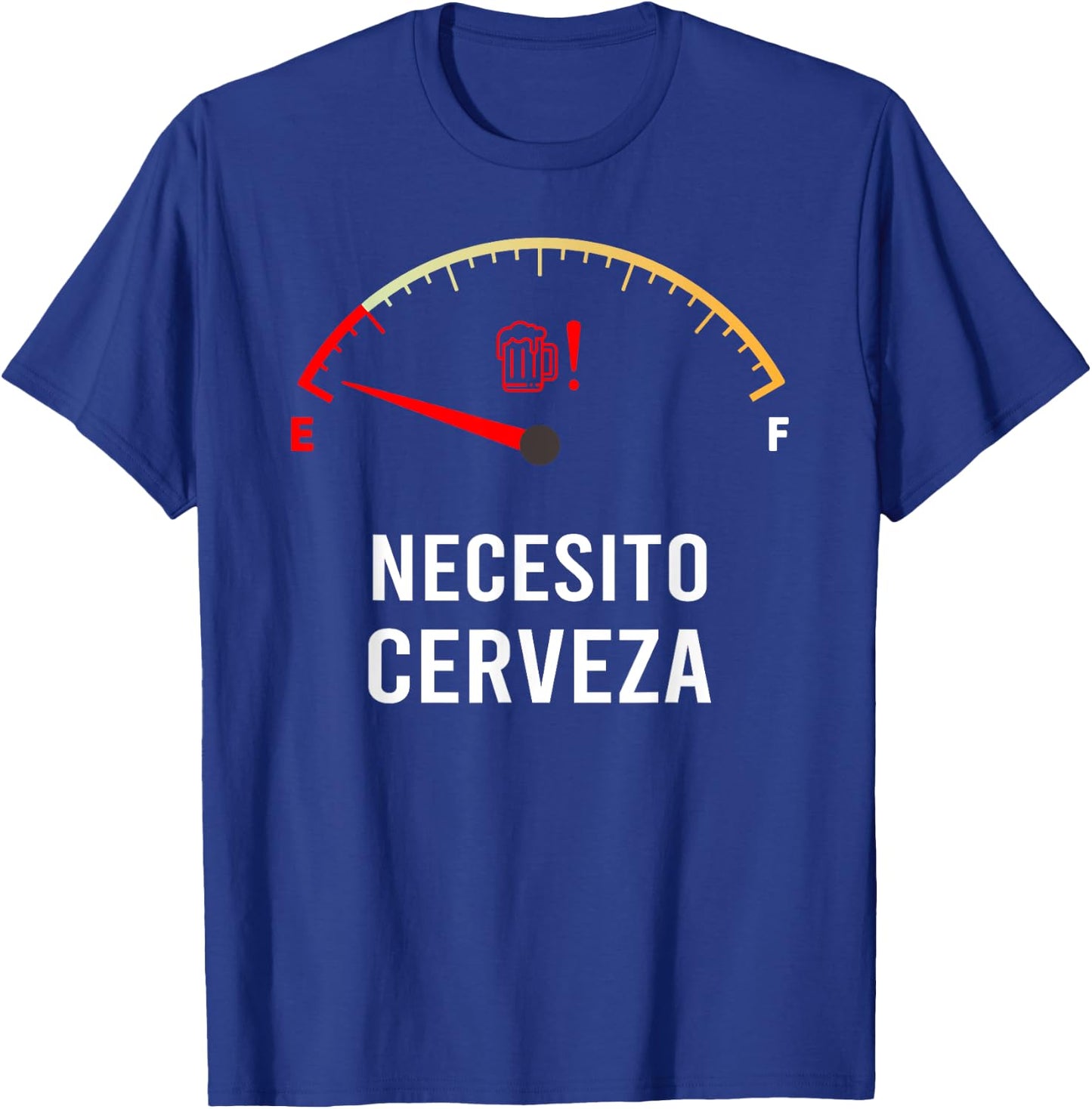 Necesito Cerveza Funny Spanish quote I Need Beer T-Shirt - T-Shirt | Royal