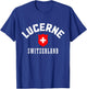 Swiss Flag Lucerne Switzerland T-Shirt - T-Shirt | Royal