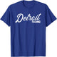 Detroit Techno - Classic Vintage EDM Rave DJ Gift T-Shirt - T-Shirt | Royal