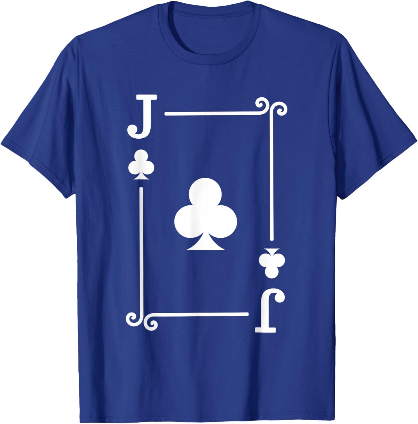 Playing Cards Costume - Jack Clubs Card - Jack Card T-Shirt - T-Shirt | Royal