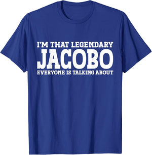Jacobo Personal Name First Name Funny Jacobo T-Shirt - T-Shirt | Royal