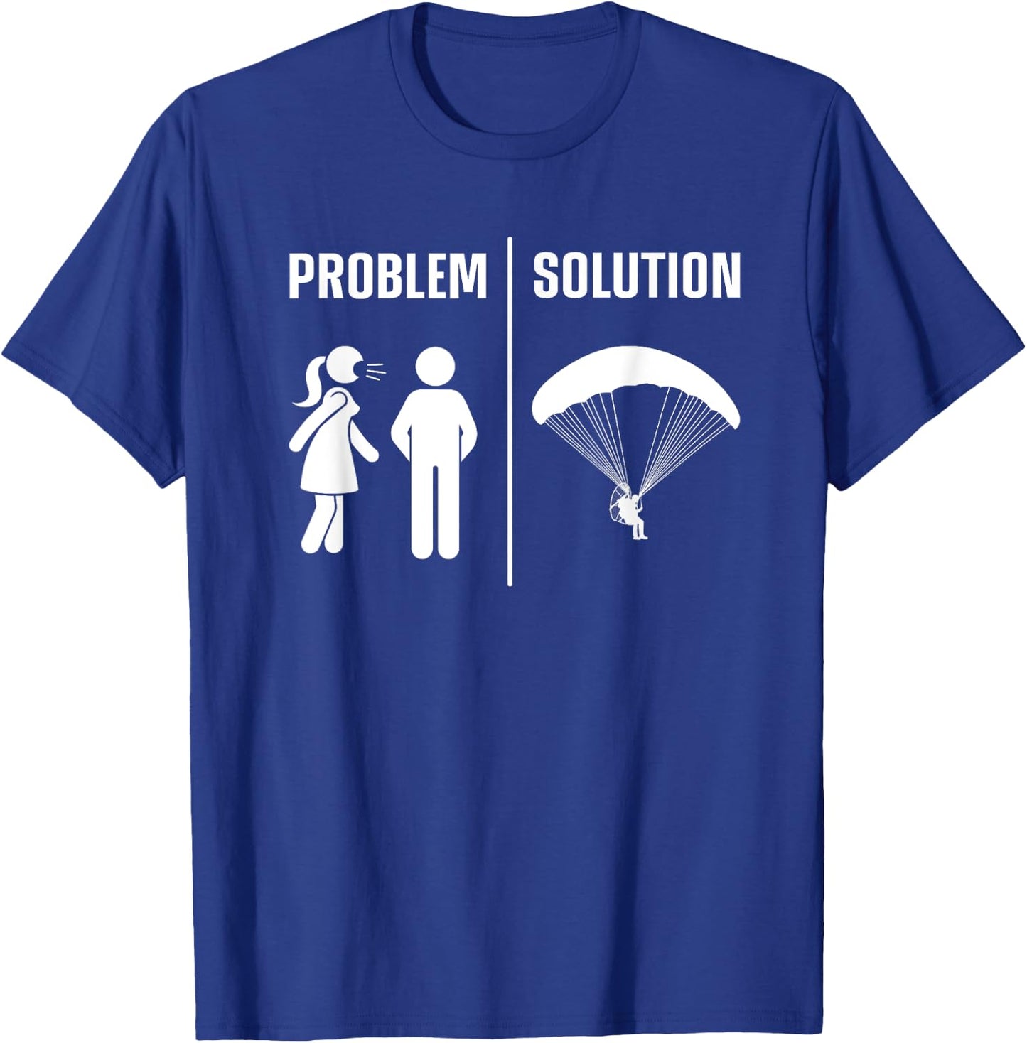Paramotor Design Husband Paramotoring PPG Paramotor T-Shirt - T-Shirt | Royal