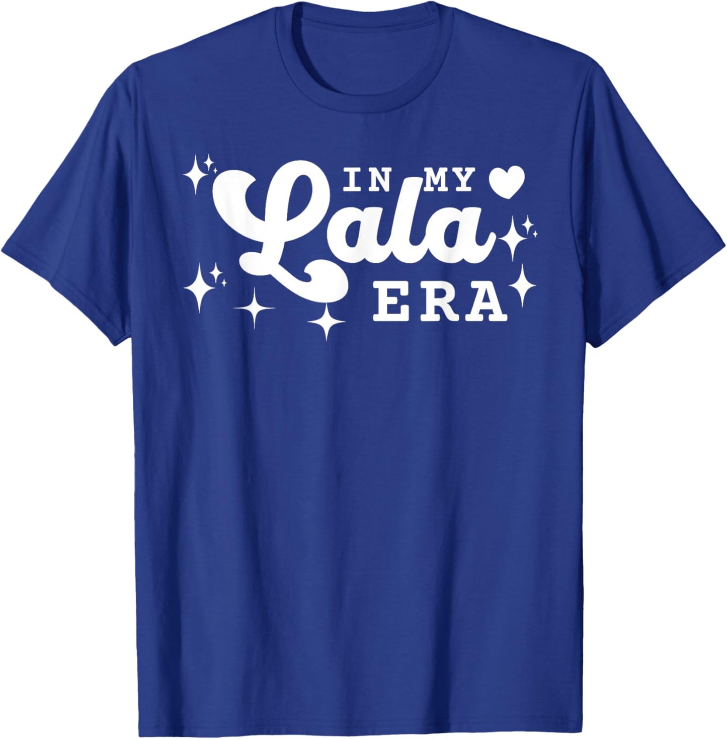 Funny In My Lala Era Lover Groovy Retro Mother's Day T-Shirt - T-Shirt | Royal