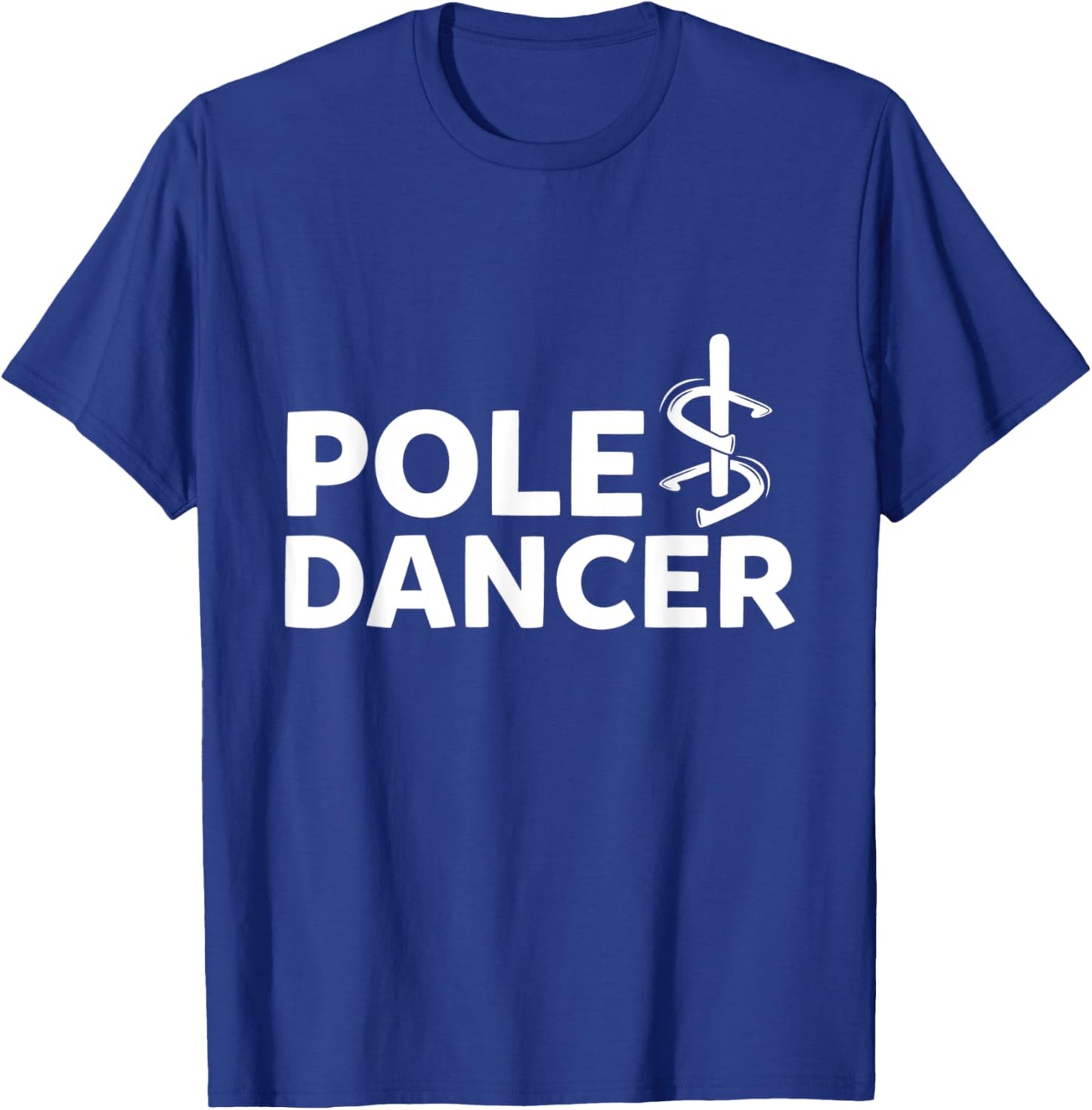 Pole Dancer Horseshoe Throwing Horseshoe Pitching T-Shirt - T-Shirt | Royal