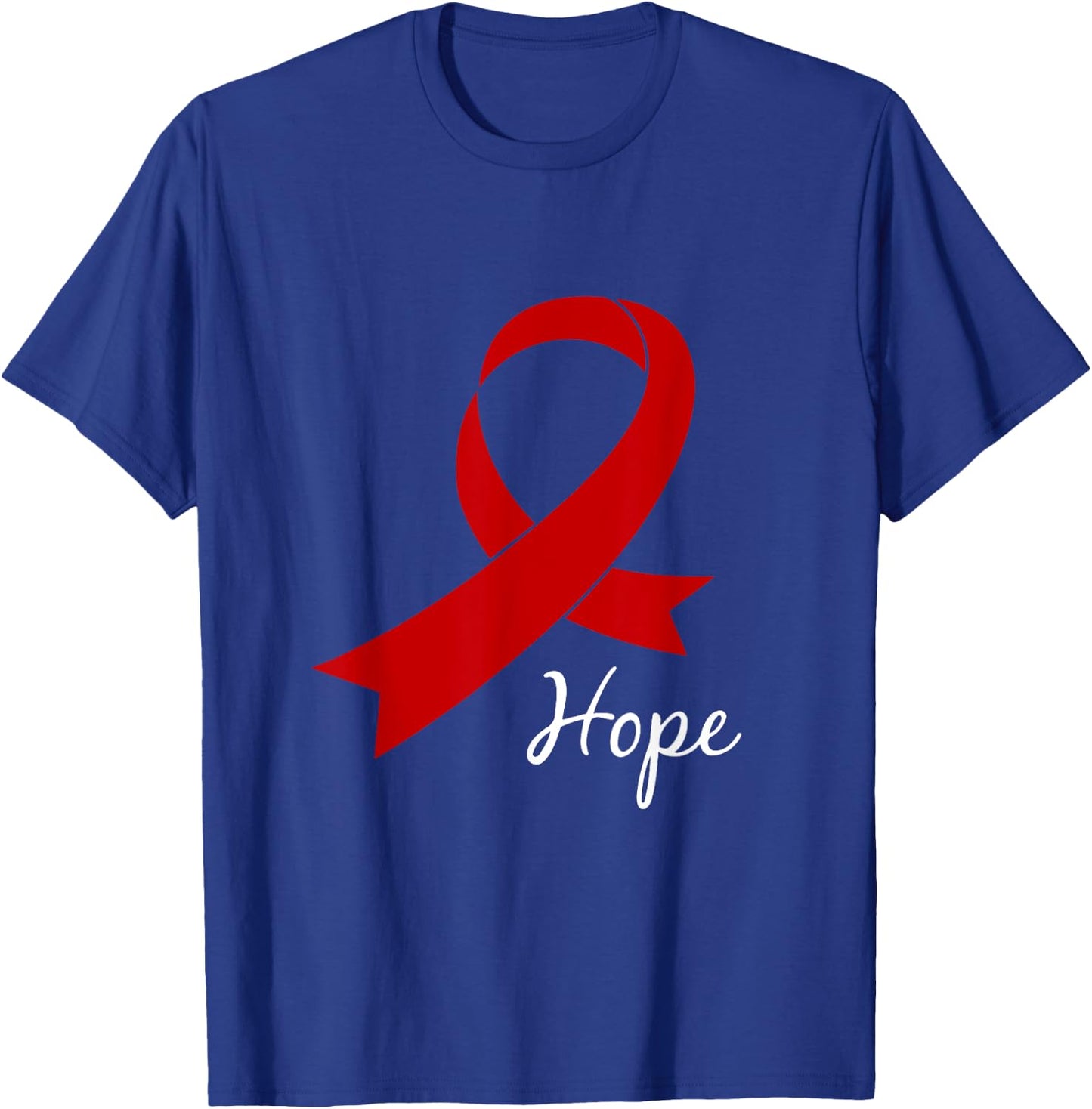 Aids Hope Shirt World Aids Day Awareness Hiv Gift T-Shirt - T-Shirt | Royal