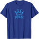 King Félix / Blue Crown & Name Félix Graffiti T-Shirt - T-Shirt | Royal