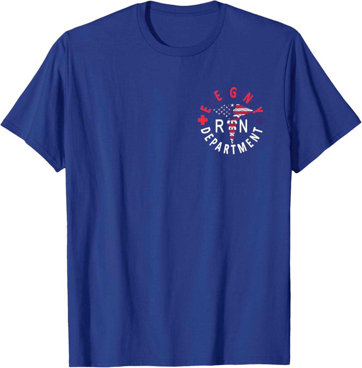Emergency Department 4th of July USA Emergency Room Nurse T-Shirt - T-Shirt | Royal