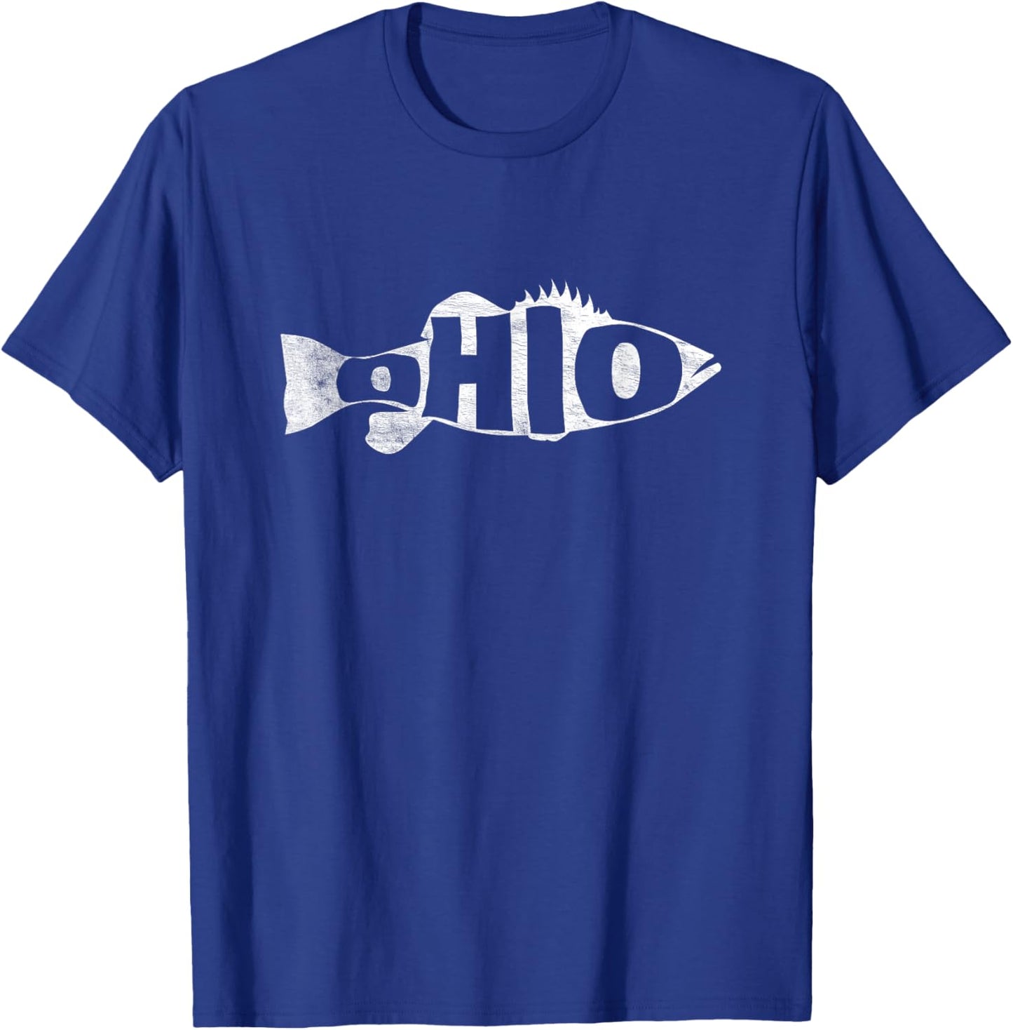 Fish Ohio Walleye Perch Lake Erie T-Shirt - T-Shirt | Royal