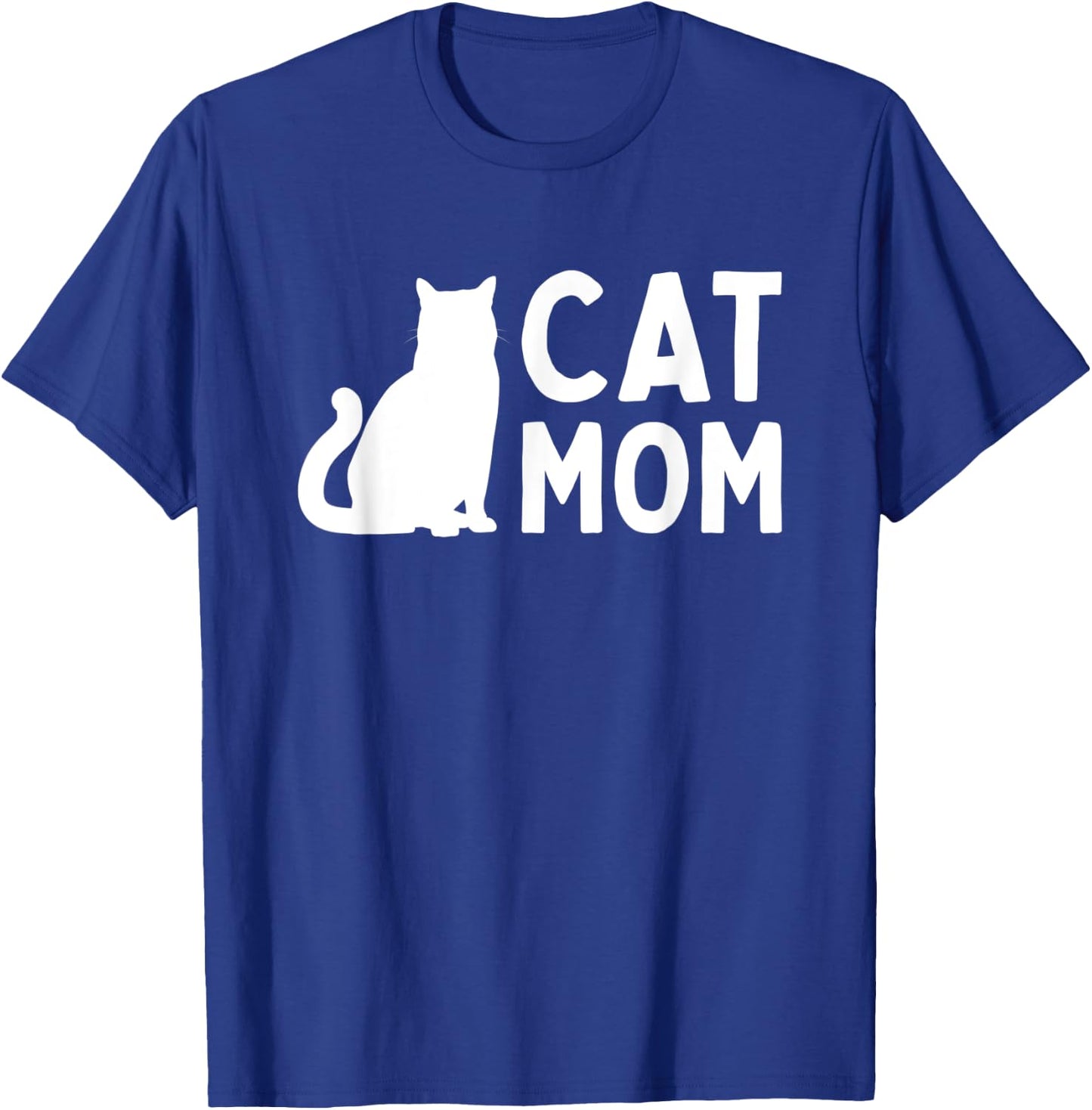 Best Cat Mom Mothers Day Women Wife Kitty Mommy Mama T-Shirt - T-Shirt | Royal