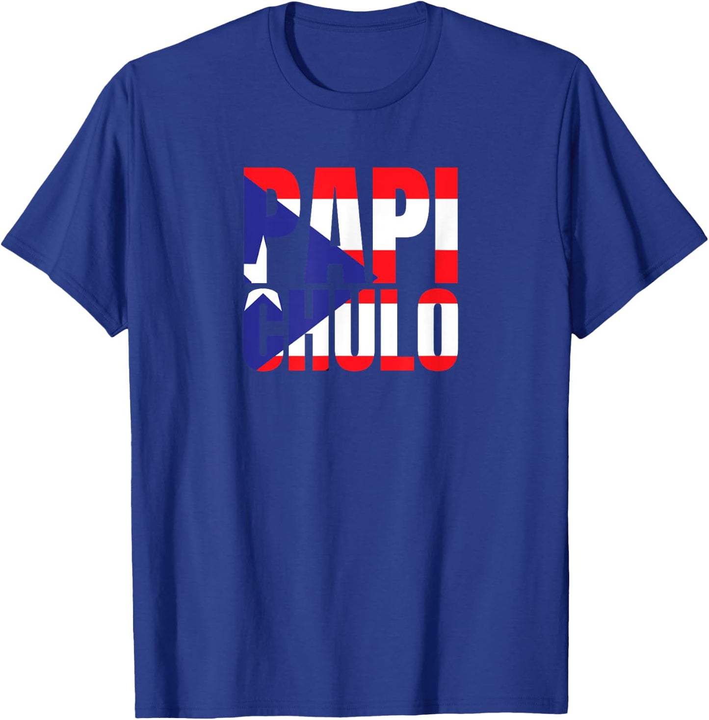 Papi Chulo Puerto Rico Flag Boricua Gift T-Shirt - T-Shirt | Royal